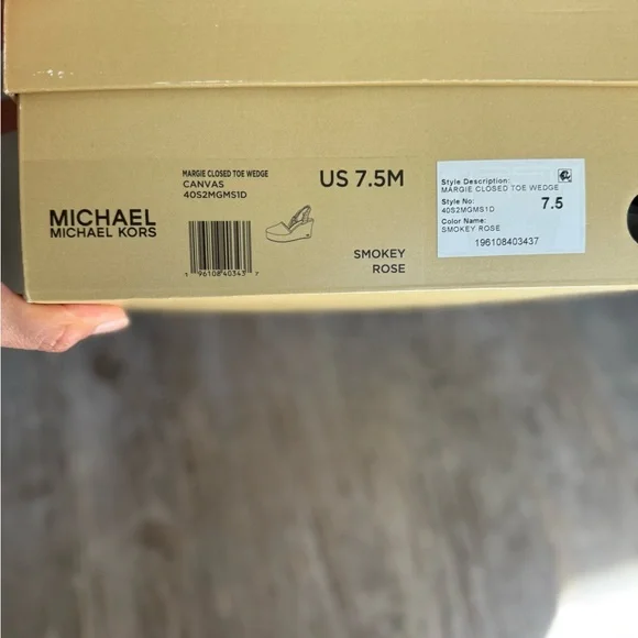 Michael Kors Blush Espadrille Lace-Up Wedges - Picture 6 of 6